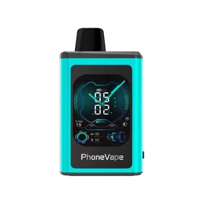 JNR PhoneVape 30K Smart Disposable Vape - flavors#Georgia Peach>Orange Mango>Blue Razz Ice>Strawberry Banana>Strawberry Ice>Watermelon Ice (8B79EA)
