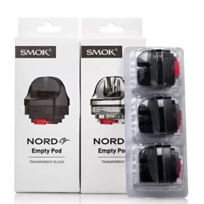 Smok Nord GT Replacement Pods - Colour#Transparent>Transparent Black
