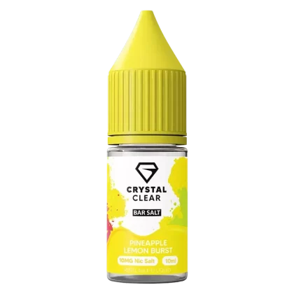 Crystal Clear Pineapple Lemon Burst Nic Salt Vape juice 10ml