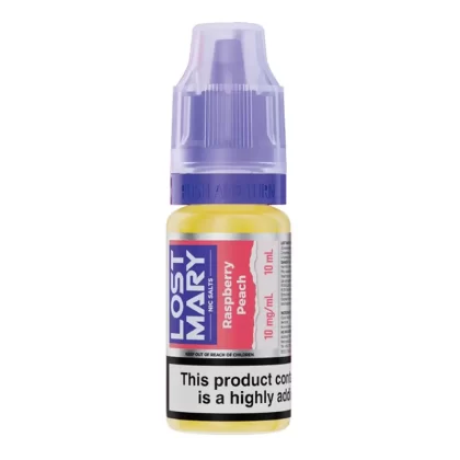 Raspberry Peach Nic Salt E-Liquid by Lost Mary (10ml) - 10mg