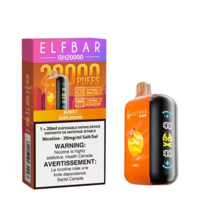 Elf Bar GH20000 Disposable Vape – 20K Puffs – Burst - Ontario, Outside Ontario
