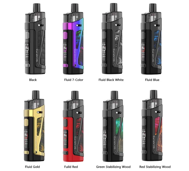 SMOK Scar P3 Pod Kit 2000mAh - 5.5ml - Fluid Gold