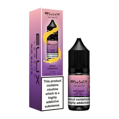 ELUX LEGEND BERRY LEMONADE 10ML NIC SALT E-LIQUID - Strength#10MG>20MG