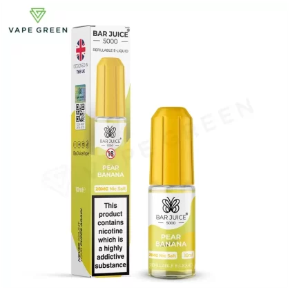 Pear Banana Nic Salt E-Liquid by Bar Juice 5000 - Eliquidsupply