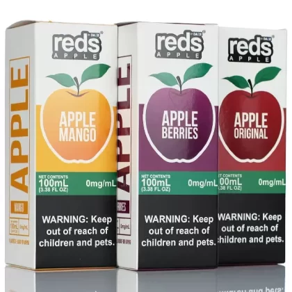 7 Daze Reds Apple - No Nicotine Vape Juice - 100ml - Reds Apple Berries