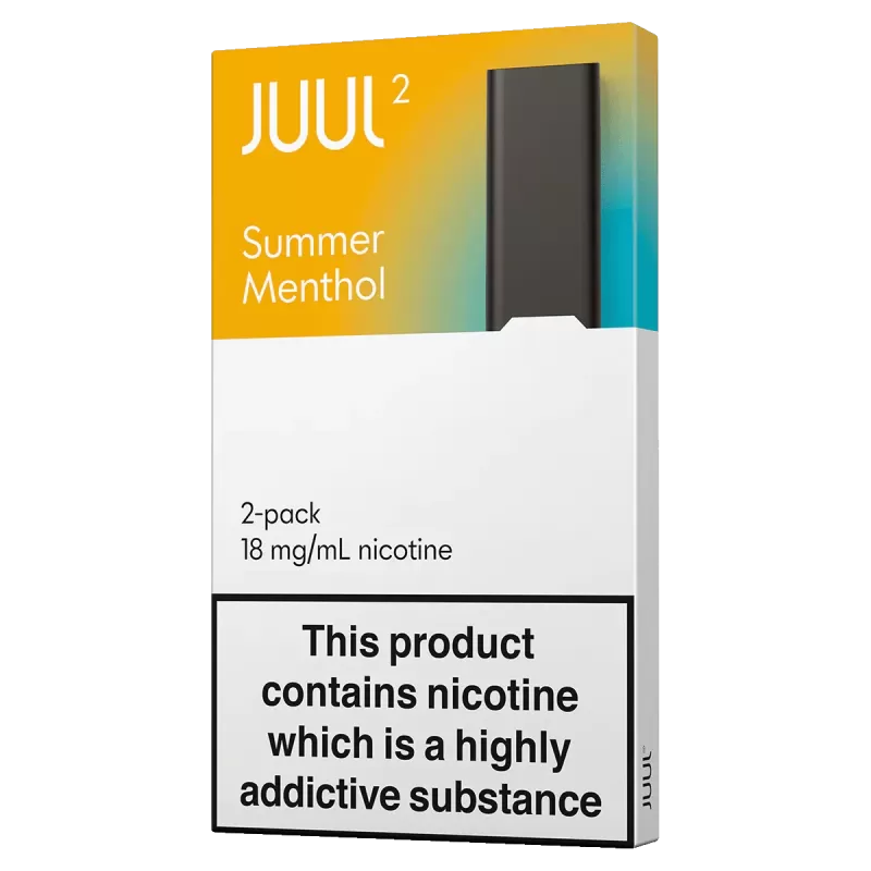 JUUL2 Summer Menthol (Pack of 2) - 18mg - Vape Product (7D5419)