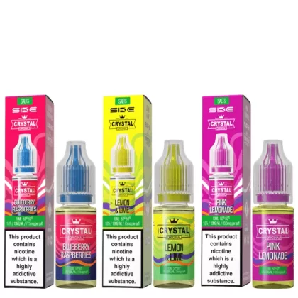 5 SKE Crystal Nic Salts e Liquid 10ml – All Flavours – TPD - Vapestorm Co