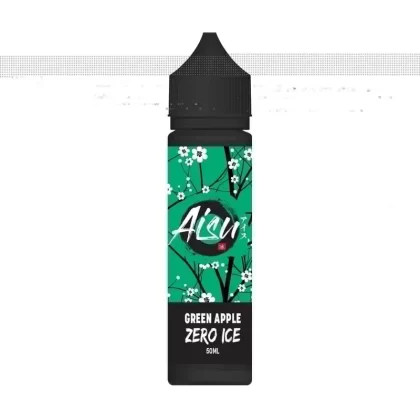 GREEN APPLE ZERO ICE E LIQUID BY AISU 50ML 70VG
