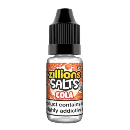 Zillions Salts Cola Nic Salt Vape Juice - 10 Pack - Strength