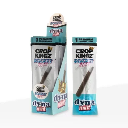 Crop Kingz | Rocket Roll Organic Hemp Wrap | Dyna-Mint – 15 Count