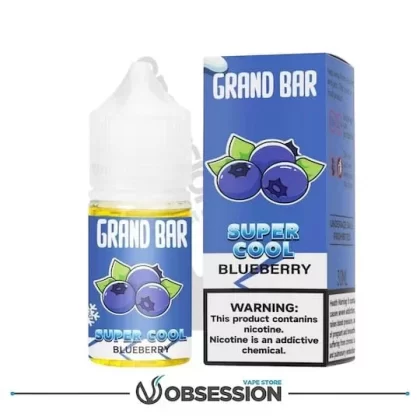 Blueberry Super Cool Salt 30ml | Grand Bar Premium Liquid