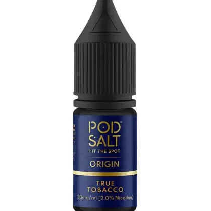 Pod Salt Origin True Tobacco Nic Salt Vape Juice - Strength 20mg