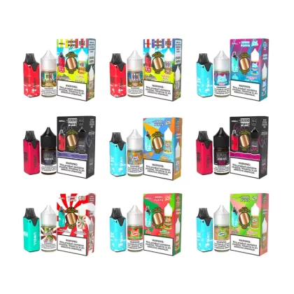Collab Bundle – Uwell V6 Disposable Device + Daddy’s Vapor 30mL Juice - CLR: Blue/ FLV: Watermelon Apple 50MG
