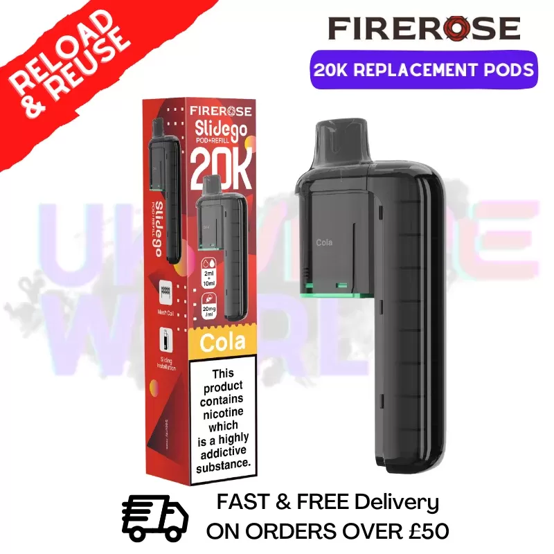 Cola Firerose SlideGo 20K Replacement Pods