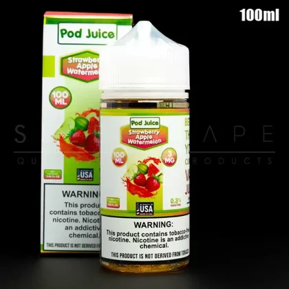 Pod Juice – Strawberry Apple Watermelon Eliquid 100ml