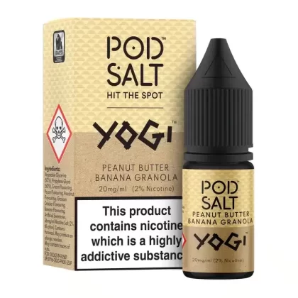 Yogi Peanut – Pod Salt Nicotine Salt E Liquid – 10ml – TPD - Vapestorm Co