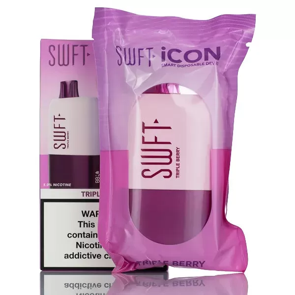SWFT iCON 7500 Puffs Rechargeable Disposable Vape - 17ML - Watermelon Bubblegum - Image 2