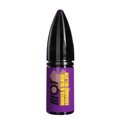 Riot X Nic Salt E-Liquid Mango & Blackcurrant Gelato - Nicotine Strength#20mg>10mg>5mg