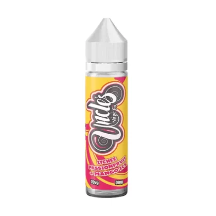 Lychee Passionfruit & Mango Ice Uncle’s Vape Co 50ml Shortfill E Liquid