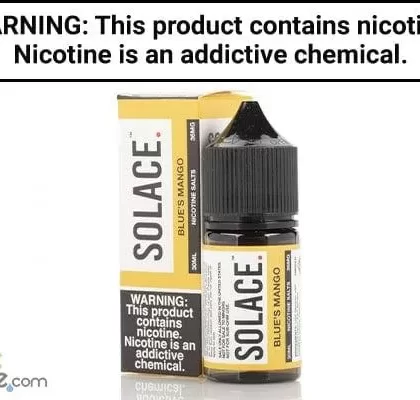 BLUE’S MANGO BY SOLACE NICOTINE SALT 30ML - Vapejuice