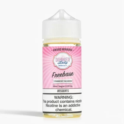 Dinner Lady – Strawberry Macaroon 100mL 70% VG E-Liquid - Vape Product, Vape Product (E9F0EF)