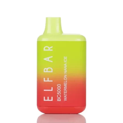 ELF BAR BC5000 5000 Puffs Disposable Vape 13ML Watermelon Nana Ice - Flavor#Watermelon Nana Ice Flavor (0AC3E2)