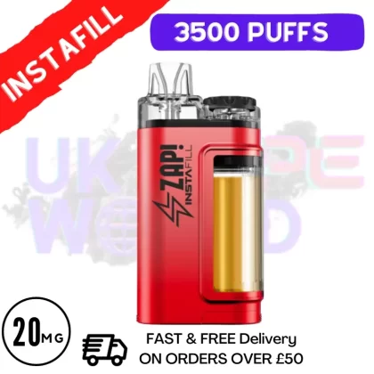 Zap Instafill Bar 3500 Puff Red Apple Watermelon