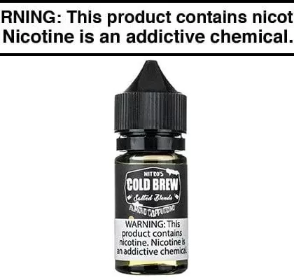 ALMOND CAPPUCCINO BY NITRO’S COLD BREW SALTS 30ML - Vapejuice