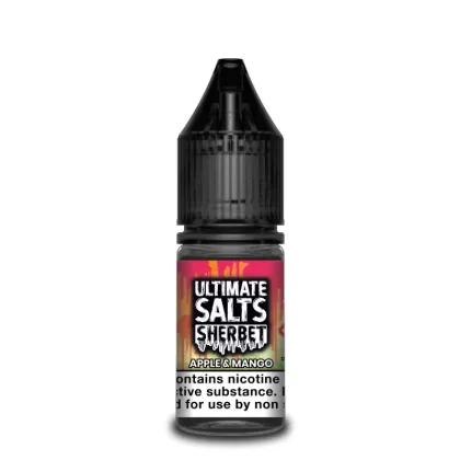 Ultimate Salts – Sherbet: Apple Mango – 10ml - B. 10mg, D. 20mg; 10ml - TPD Compliant