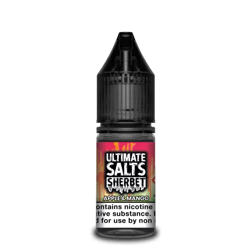 Ultimate Salts – Sherbet: Apple Mango – 10ml - B. 10mg, D. 20mg; 10ml - TPD Compliant