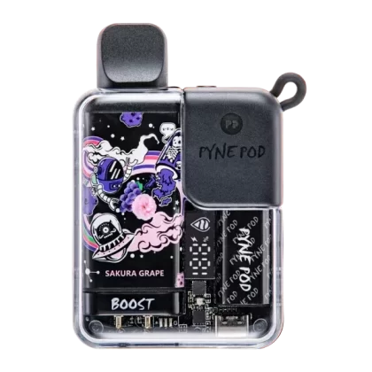 Sakura Grape Pyne Pod Boost - Consumer; Vape Product; 5 Pack, Single