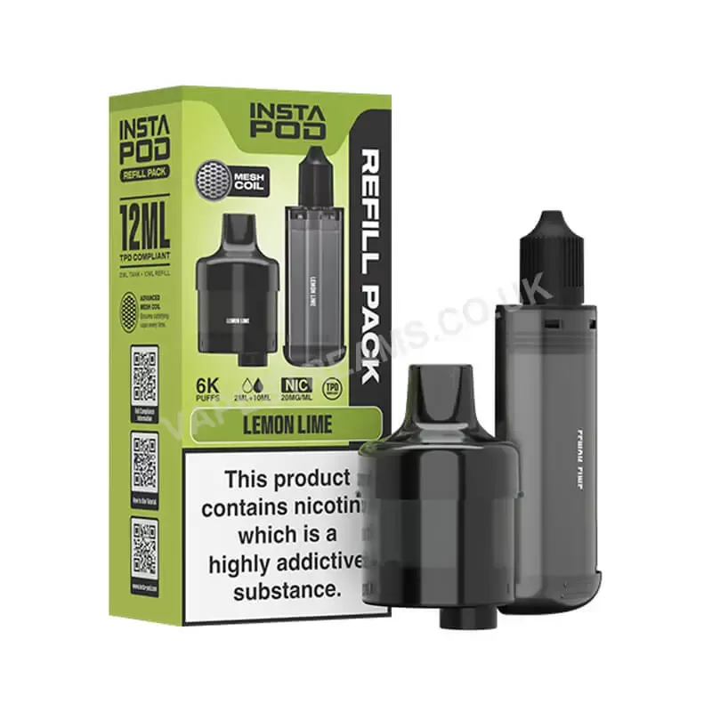 Insta Pod Lemon Lime Pods - Vapestreams Co
