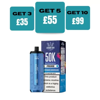 Al Fakher Hypermax Prime 50K Prefilled Pod Vape Kit - GUM MINT