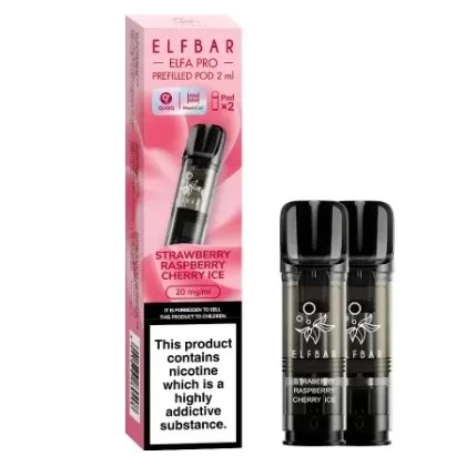 Elf Bar Elfa PRO Pods Strawberry Raspberry Cherry Ice