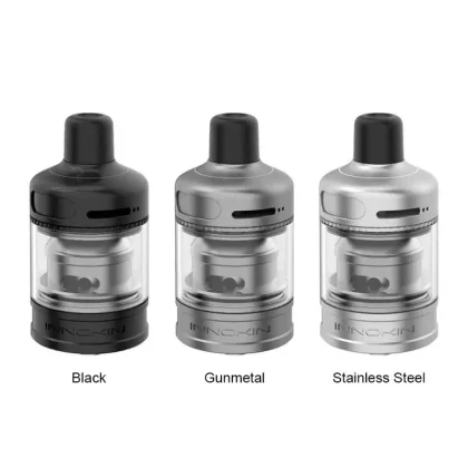 Innokin Zenith Nex Tank Atomizer - colors#black>gunmetal>stainless steel (E7A8BE)