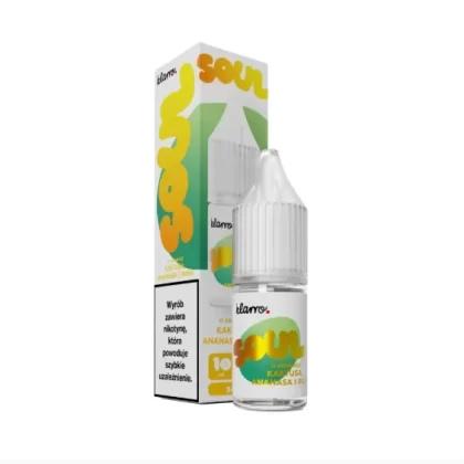Liquid Klarro Soul Salt 10ml O Aromacie Kaktusa Ananasa Papai 20mg
