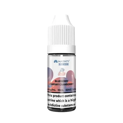 Hayati Pro Max Blueberry Cherry Cranberry Nic Salt E Liquid - Nicotine Strength#20mg>10mg