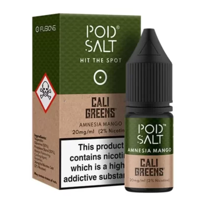 Amnesia Mango Nic Salt E-Liquid Fusion Series by Pod Salt (10ml) - 20mg