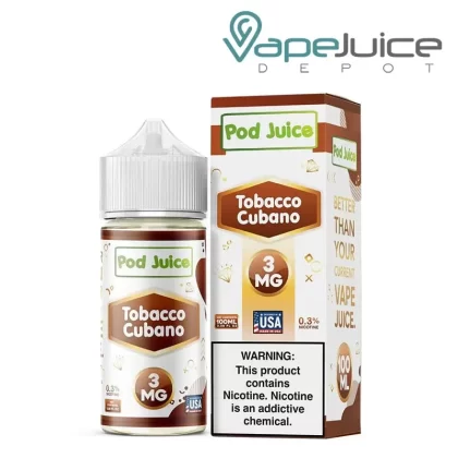 Tobacco Cubano Pod Juice eLiquid 100ml