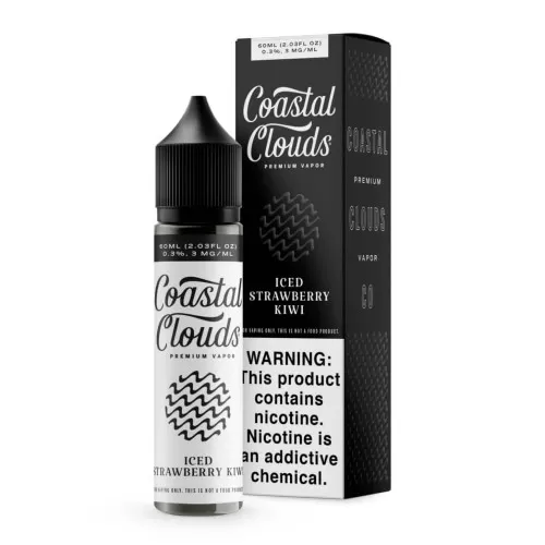Coastal Clouds E-Liquid – Iced Strawberry Kiwi – 60ml
