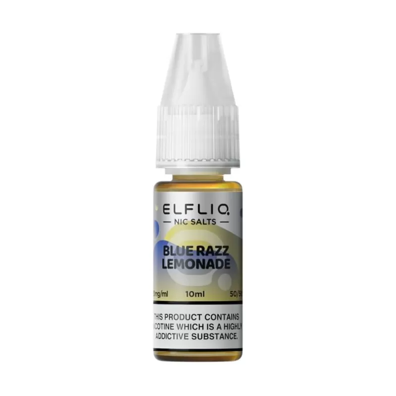 Blue Razz Lemonade Nic Salt E-Liquid by Elf Bar Elfliq (10ml) - 10mg - Image 2