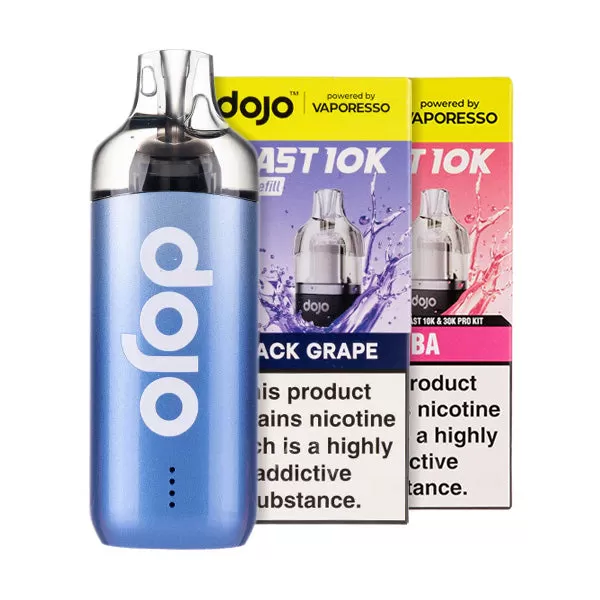 Vaporesso Dojo Blast 10K Prefilled Pod Kit Bundle - Strawnana Smoothie