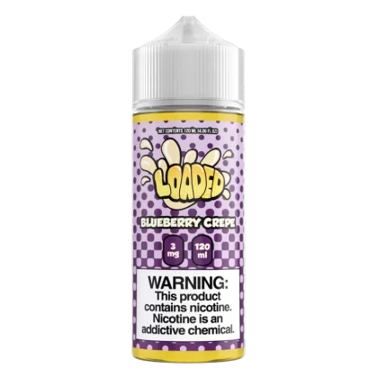 LOADED - Blueberry Crepe - 120ML E-Liquid - 6MG