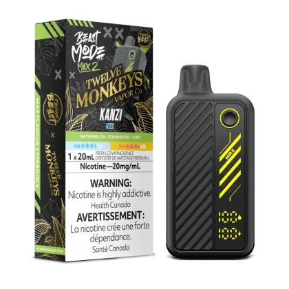 KANZI ICED – FLAVOUR BEAST X 12 MONKEYS BEAST MODE MAX 2 (20mL)