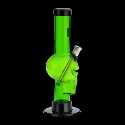Acrylic Straight Skull Base Mini Bong