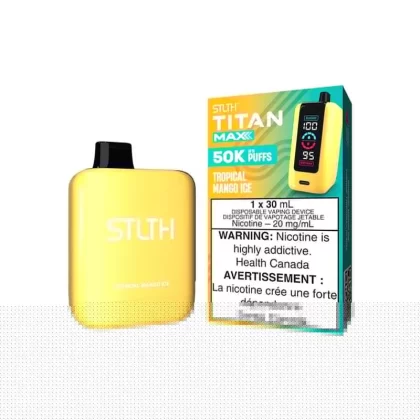 STLTH Titan Max Disposable Vape – 50k Puffs – Tropical Mango Ice