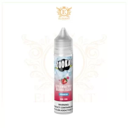ZOOKA MTL STRAWBERRY BUBBLEGUM FREEZE 60ML ELIQUID