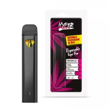 1600mg D10, D8 Vape Pen – Pink Lemonade – Hybrid – 2ml – Hyper