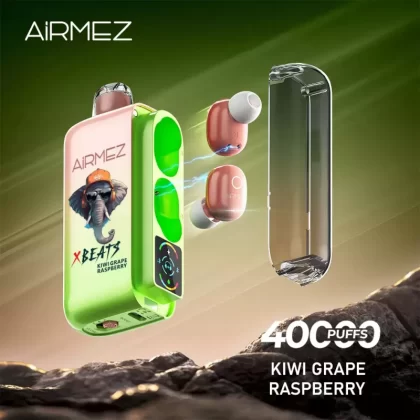 Airmez Xbeats 40000 Puffs – Kiwi Grape Raspberry - Ozvapeone (42BDF0)