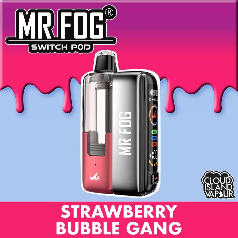 MR FOG SWITCH POD Starter Kit – Strawberry Bubble Gang
